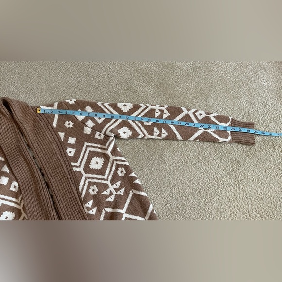 Old Navy - Tribal Aztec Design Open Front Cardigan - Super Warm - Size: Small - Picture 5 of 7